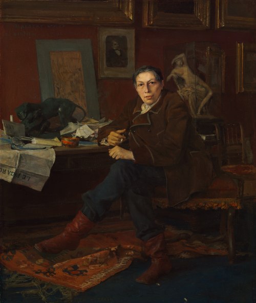 Albert Wolff in His Study, 1881, Jules Bastien-Lepage