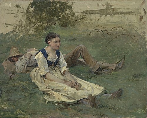 Étude pour "Les foins", 1876, Jules Bastien-Lepage