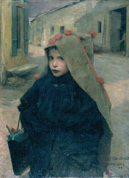 Petite fille allant à l'école, 1882, Jules Bastien-Lepage