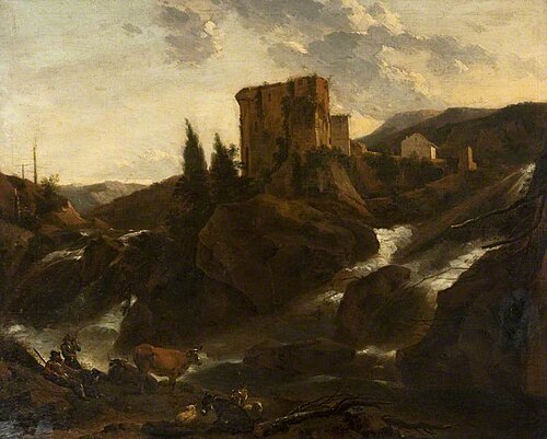 Mountain Landscape with a Castle, 1646, Jan Asselijn