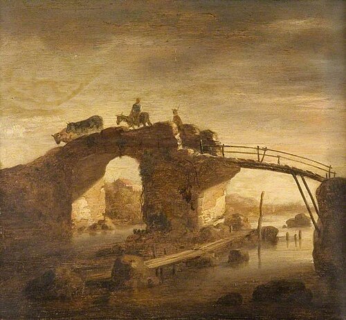 An Old Bridge, , Jan Asselijn