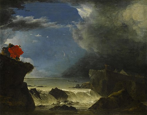 The Breach of the Sint Anthonisdijk on the Night of 5–6 March 1651, 1651, Jan Asselijn