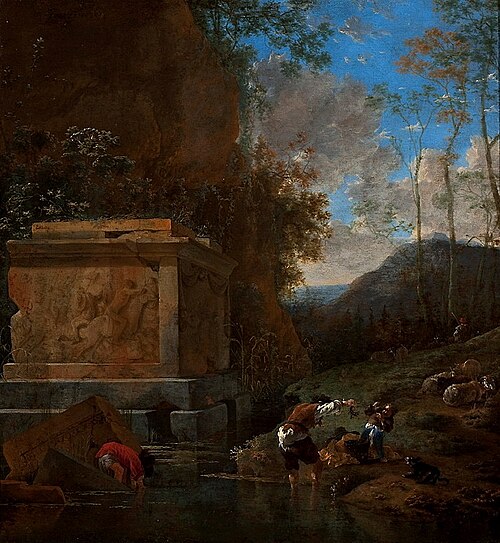 Catching Crayfish, 1645, Jan Asselijn