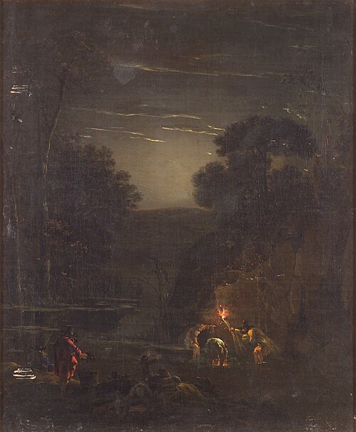 Nocturnal Crayfishing, 1638, Jan Asselijn