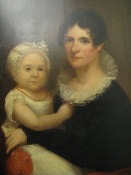Mrs. Hooper Cumming and Daughter Harriet, 1818, Ezra Ames