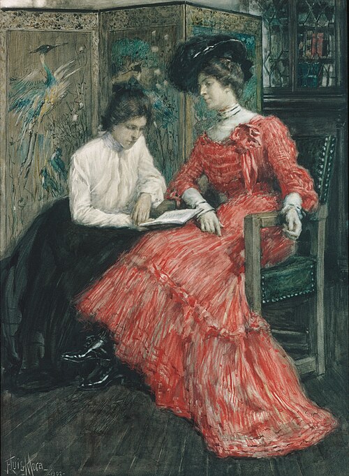 Mrs. F. Luis Mora and Her Sister, 1902, Francis Luis Mora