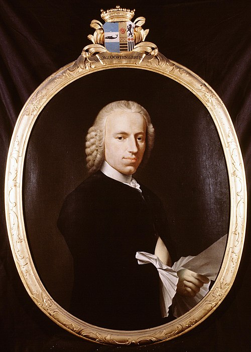 Portrait of Gerrit Willem van Oosten de Bruyn, 1764, Tako Hajo Jelgersma