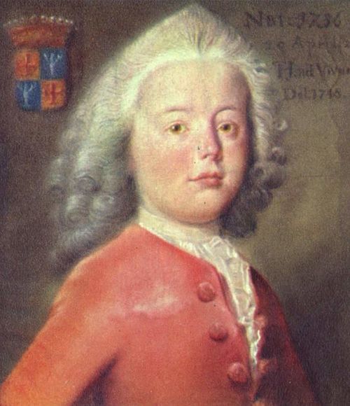 Portrait de Albert Fabricius (1736-1772), 1748, Tako Hajo Jelgersma