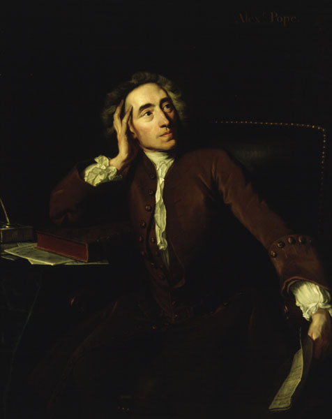 Portrait of Alexander Pope, 1742, Jean-Baptiste van Loo