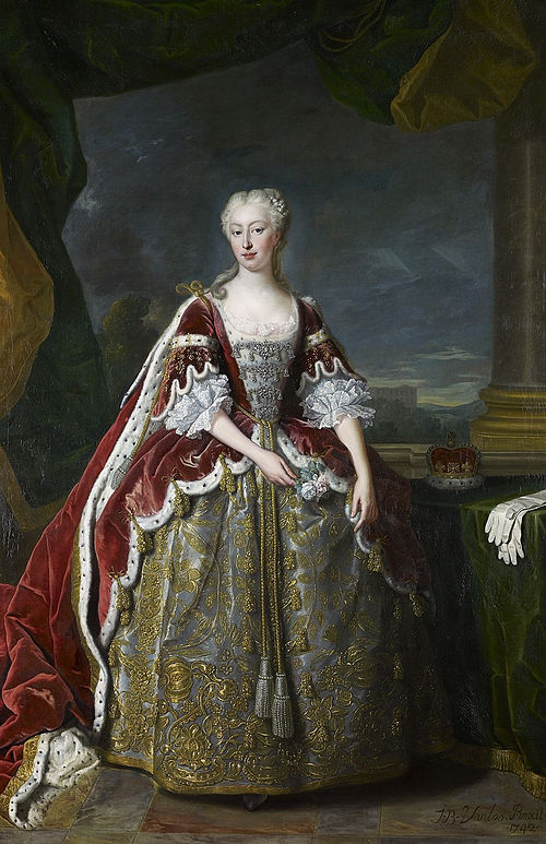Augusta, Princess of Wales (1719-72), 1742, Jean-Baptiste van Loo