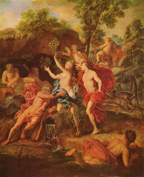 Apollo and Daphne, 1730, Jean-Baptiste van Loo