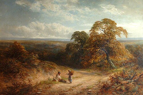 A Lane in Surrey, 1880, George Turner