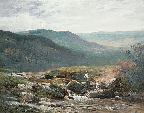 Trout Stream near Bettws y Coed, 1900, George Turner