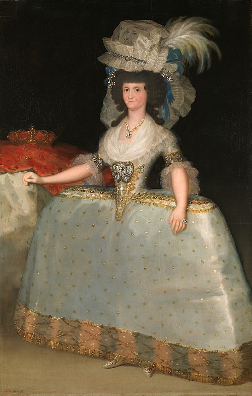 Portrait de Marie-Louise de Parme, 1789, Francisco de Goya