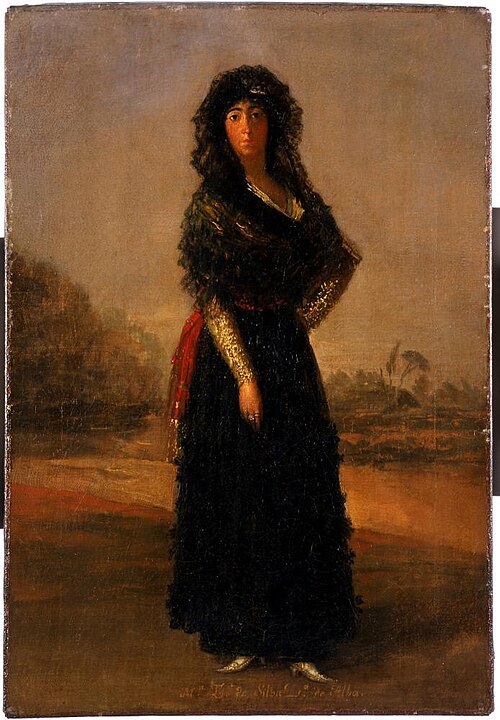 The Duchess of Alba, Sketch, 1796, Francisco Goya
