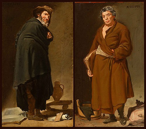 Aesop and Menippus, 1778, Francisco Goya