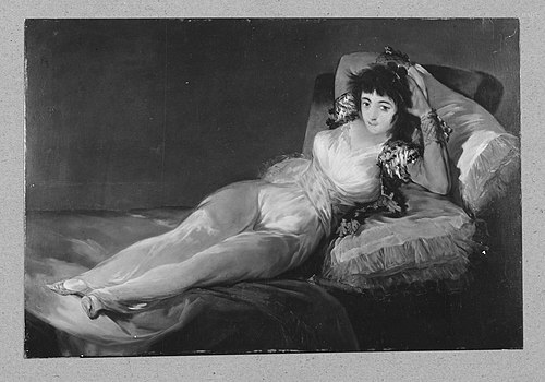 Maja (...unleserlich), 1771, Francisco Goya