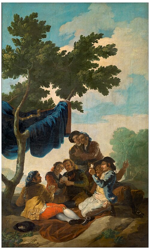 Les Joueurs de cartes, 1777, Francisco de Goya