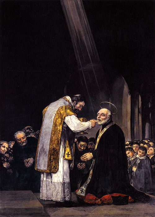 La Dernière Communion de saint Joseph Calasanz, 1819, Francisco de Goya