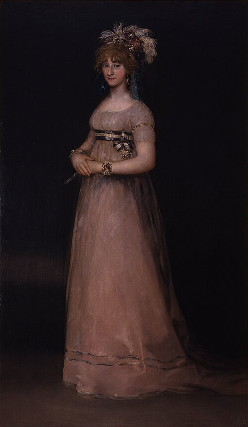 Portrait of María Luisa de Borbón y Vallabriga, 1800, Francisco de Goya