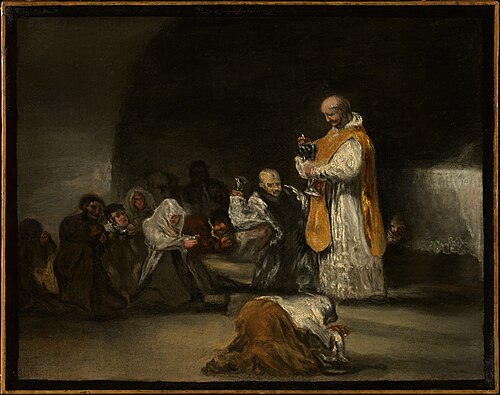 The Communion (A Mass), , Francisco Goya