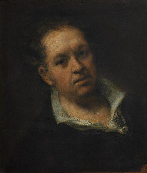 Self-portrait of Goya, 1815, Francisco de Goya