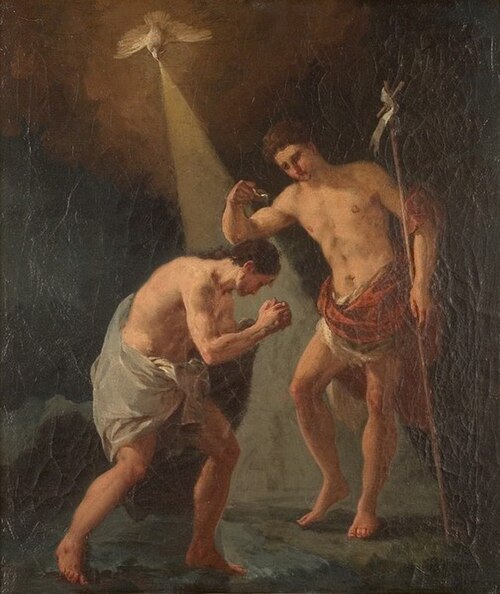 Baptism of Christ, 1777, Francisco Goya