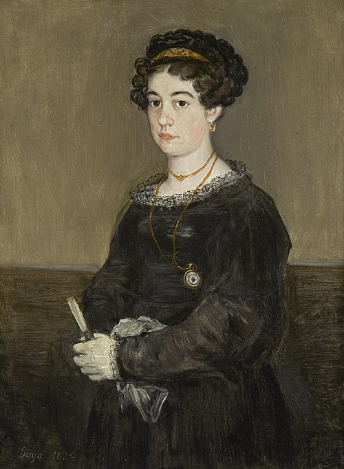 Portrait of María Martínez de Puga, 1824, Francisco de Goya
