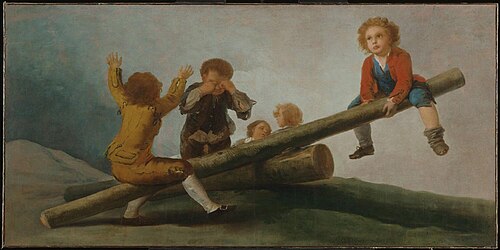 El Balancín, 1791, Francisco de Goya