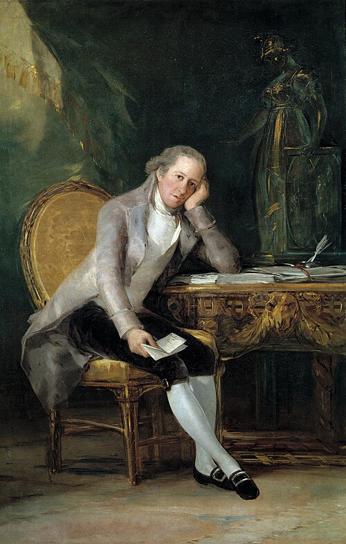 Portrait de Gaspar Melchor de Jovellanos, 1798, Francisco de Goya