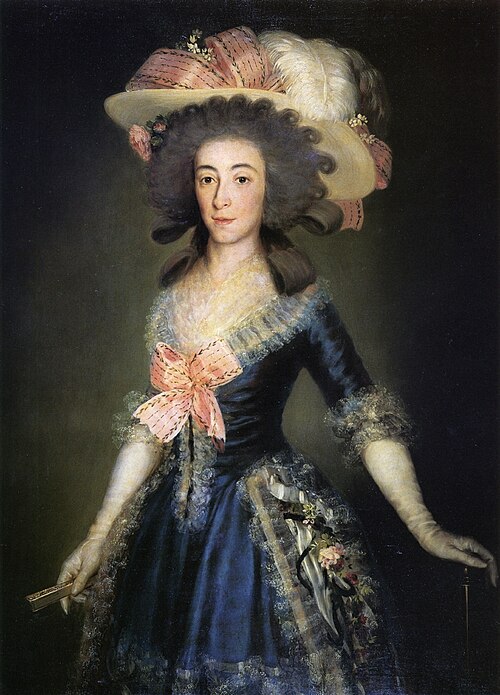 Portrait of the Duchess of Osuna, 1785, Francisco Goya