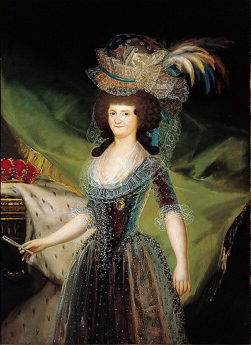 Queen María Luisa, 1789, Francisco Goya