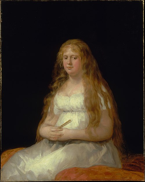Portrait of Josefa de Castilla Portugal y van Asbrock de Garcini, 1804, Francisco de Goya