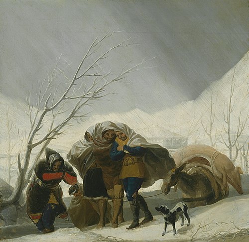 Winter Scene, 1786, Francisco de Goya