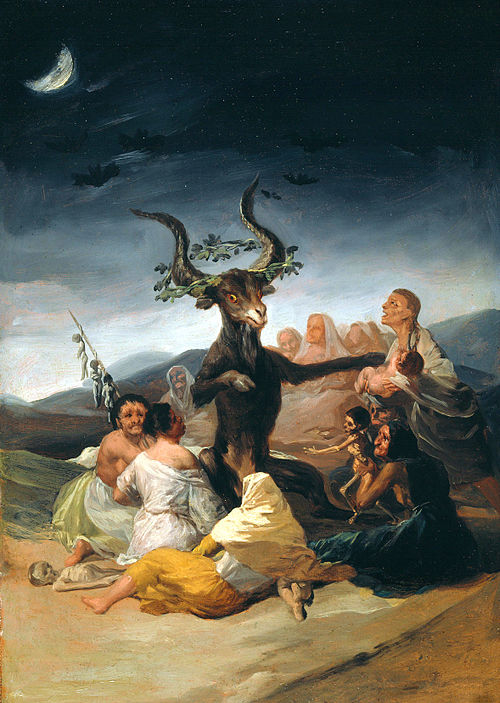 Le Sabbat des sorcières, 1798, Francisco de Goya