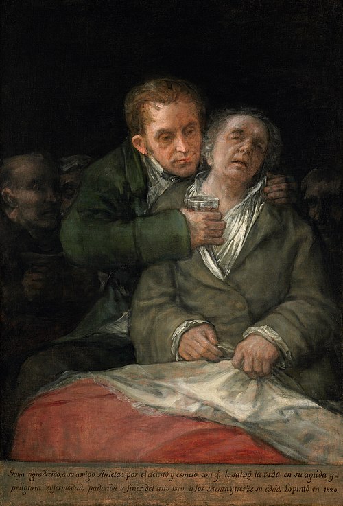 Goya et son médecin, 1820, Francisco de Goya