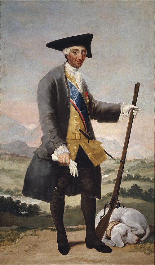 Charles III en tenue de chasseur, 1786, Francisco de Goya
