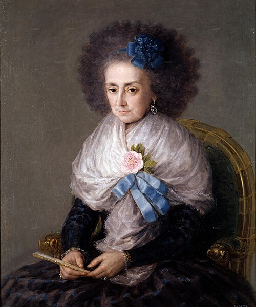 María Antonia Gonzaga, Dowager Marchioness of Villafranca, 1795, Francisco de Goya