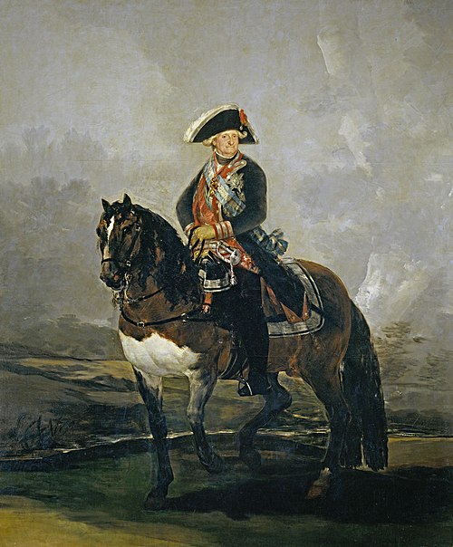 Charles IV à cheval, 1800, Francisco de Goya