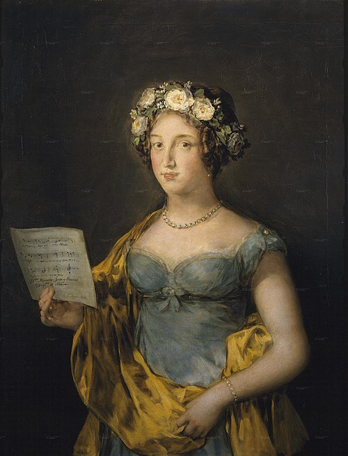 La Duchesse d'Abrantes, 1816, Francisco de Goya