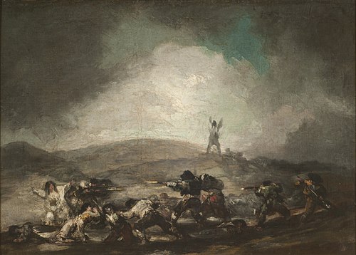 War Scene, 1808, Francisco Goya