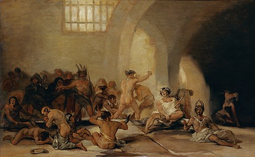 The Madhouse, 1794, Francisco de Goya