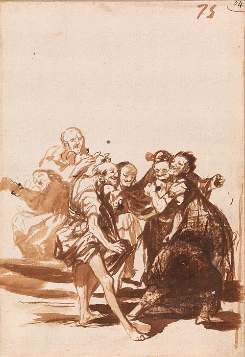 Old People Singing and Dancing, , Francisco Goya