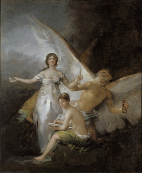 Vérité, le Temps et l'Histoire, 1797, Francisco de Goya
