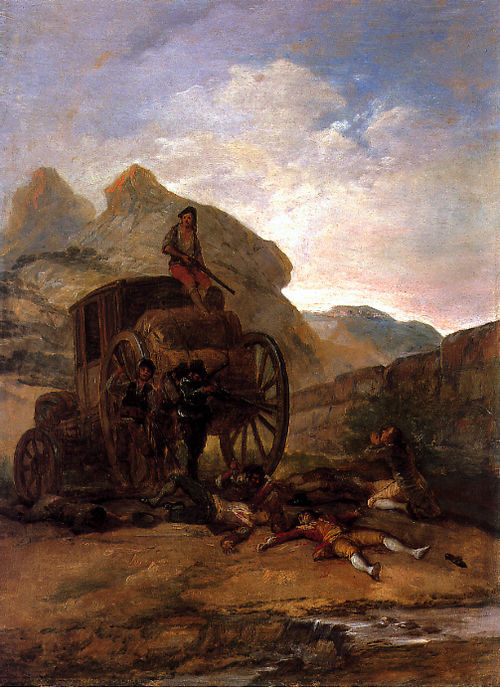 Asalto de ladrones, 1794, Francisco de Goya