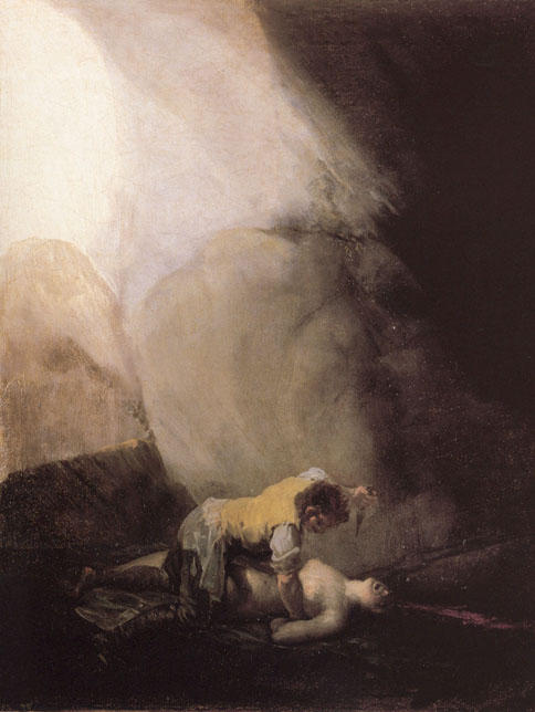 Assaut des bandits III, 1799, Francisco de Goya