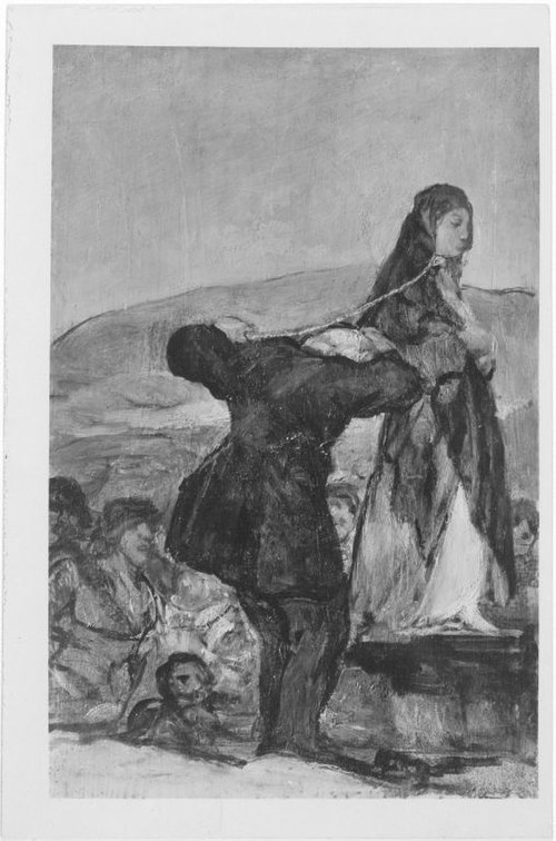 Hexenhinrichtung, 1822, Francisco de Goya