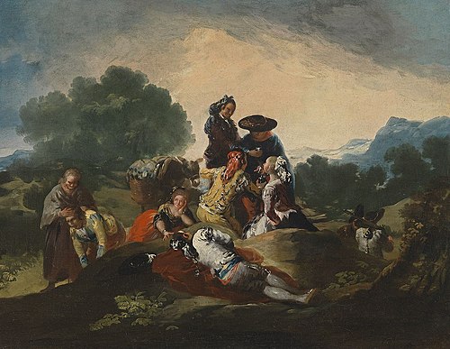 Plucked Turkey, 1782, Francisco de Goya