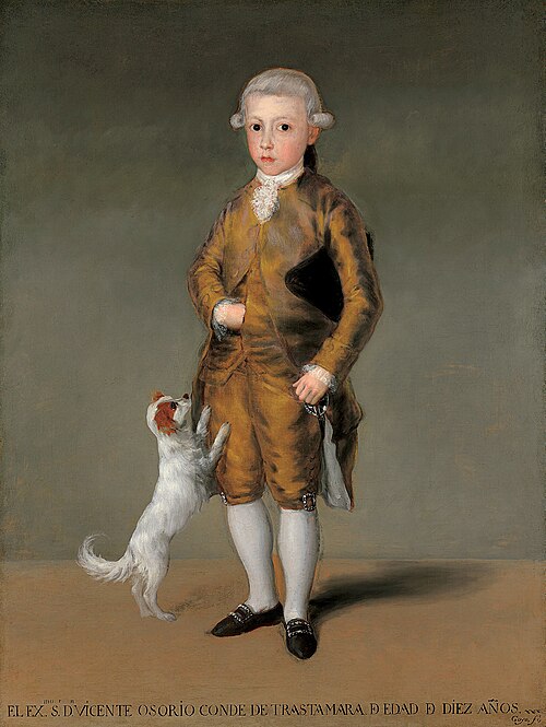Vicente Osorio de Moscoso, hrabia Trastamara, 1786, Francisco de Goya