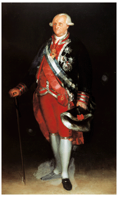 Charles IV in the uniform of a colonel of the Guardia de Corps, 1750, Francisco de Goya